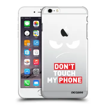 Picasee silikonska prozirna maskica za Apple iPhone 6 Plus/6S Plus - Angry Eyes - Transparent