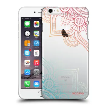 Picasee silikonska prozirna maskica za Apple iPhone 6 Plus/6S Plus - Flowers pattern
