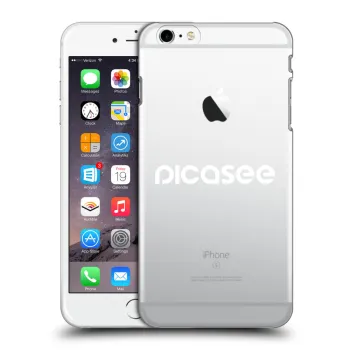 Picasee silikonska prozirna maskica za Apple iPhone 6 Plus/6S Plus - Picasee - new logo - white