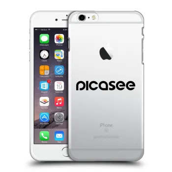 Picasee silikonska prozirna maskica za Apple iPhone 6 Plus/6S Plus - Picasee - new logo - black