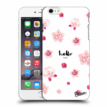 Picasee silikonska prozirna maskica za Apple iPhone 6 Plus/6S Plus - Hello there