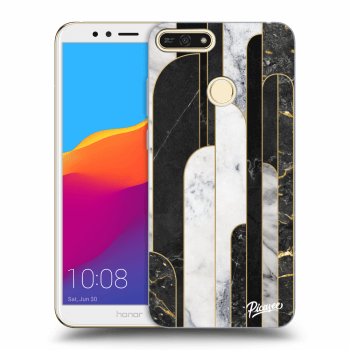 Maskica za Honor 7A - Black & White tile