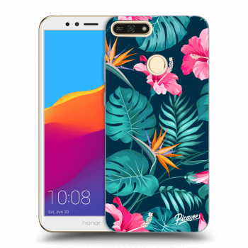 Maskica za Honor 7A - Pink Monstera