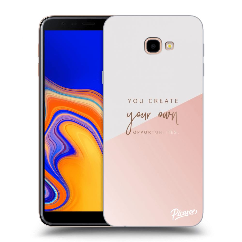 Picasee silikonska prozirna maskica za Samsung Galaxy J4+ J415F - You create your own opportunities