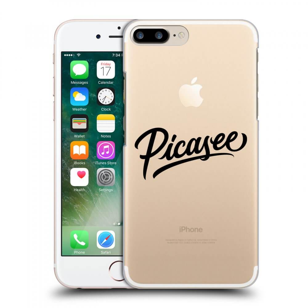 Picasee silikonska prozirna maskica za Apple iPhone 7 Plus - Picasee - black