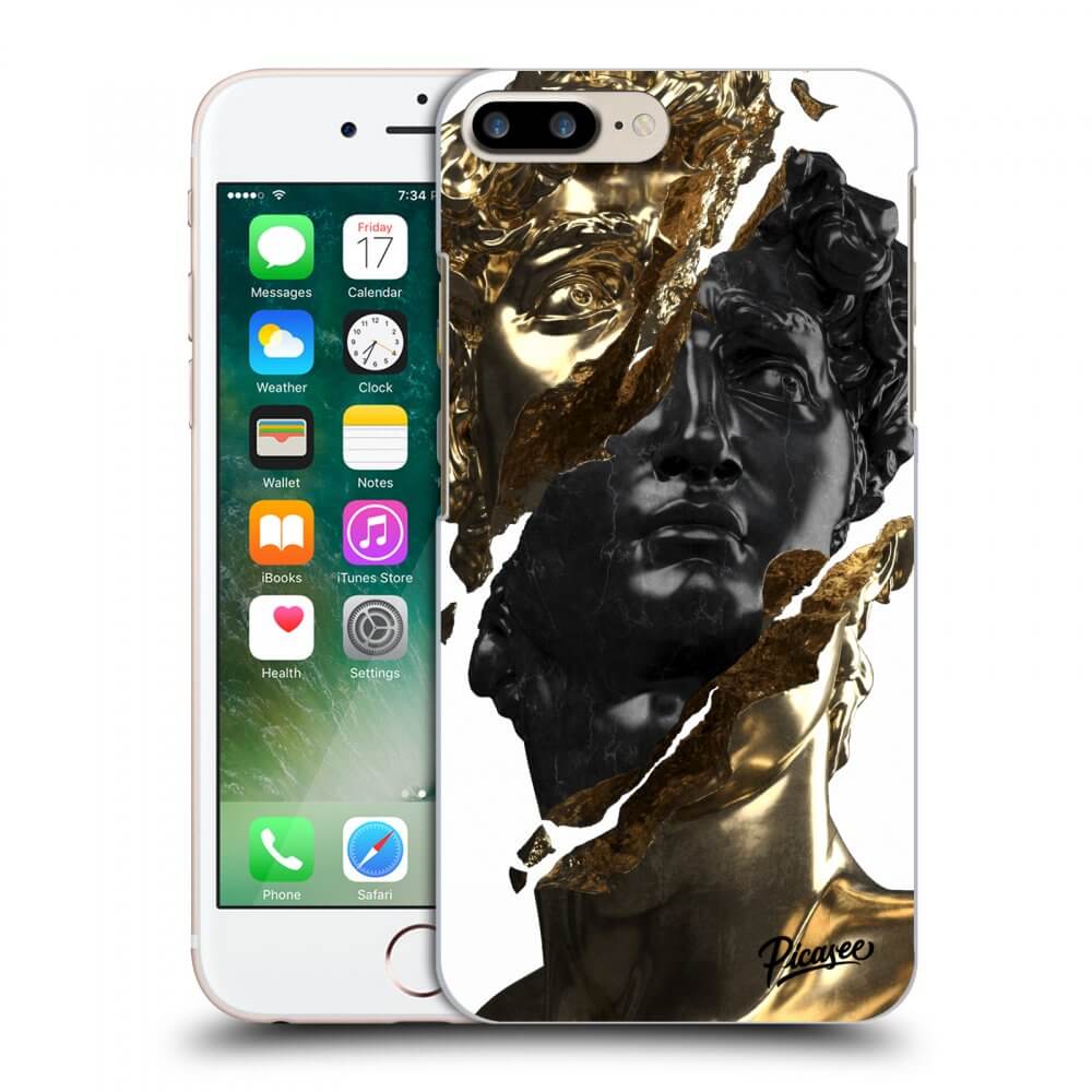 Picasee ULTIMATE CASE za Apple iPhone 7 Plus - Gold - Black
