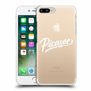 Picasee silikonska prozirna maskica za Apple iPhone 7 Plus - Picasee - White