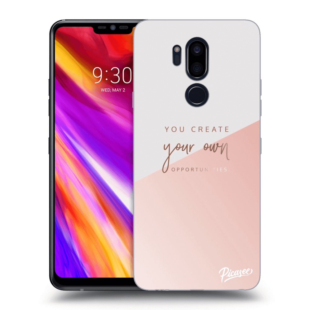 Picasee silikonska prozirna maskica za LG G7 ThinQ - You create your own opportunities