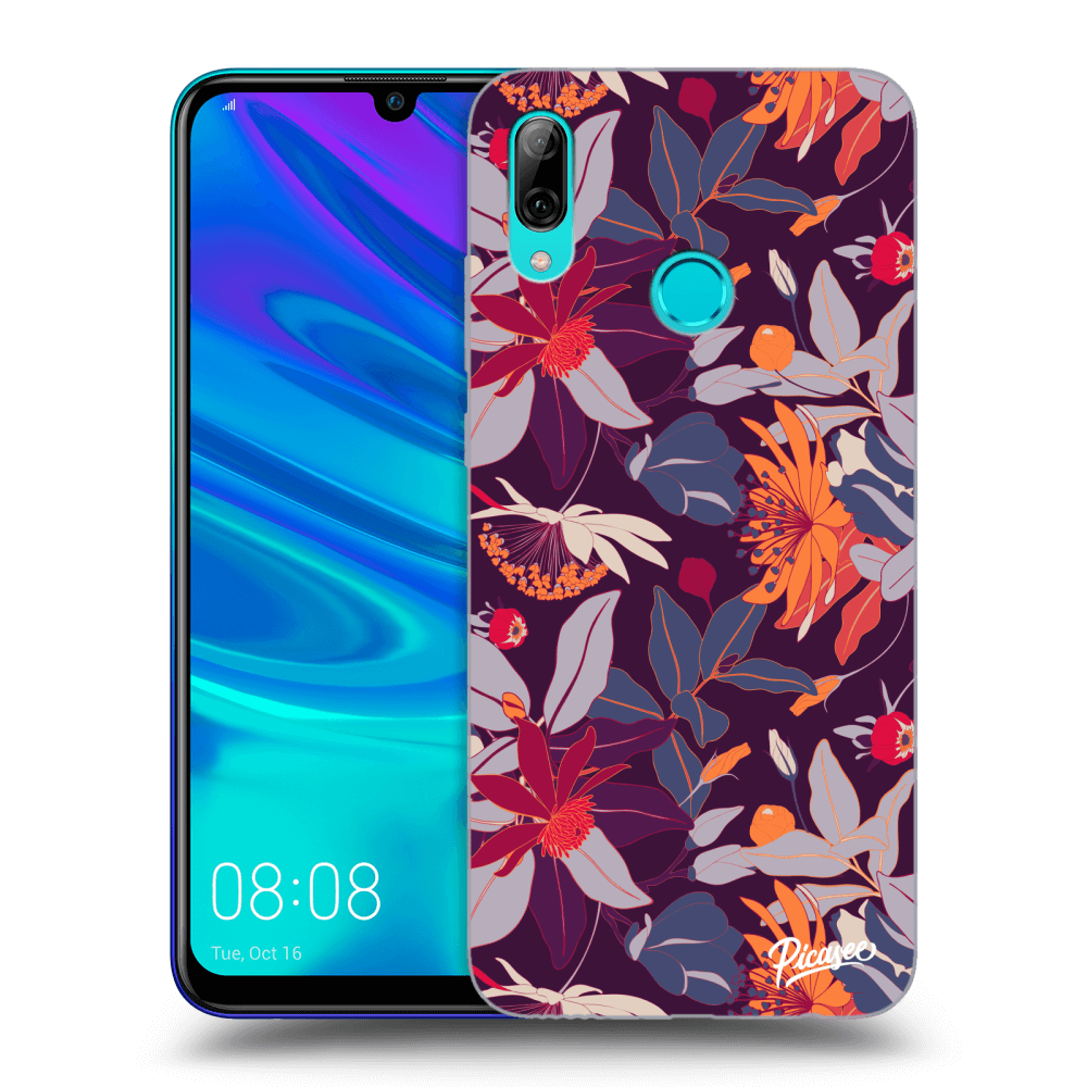 Picasee ULTIMATE CASE za Huawei P Smart 2019 - Purple Leaf