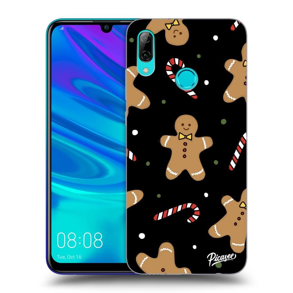 Picasee crna silikonska maskica za Huawei P Smart 2019 - Gingerbread