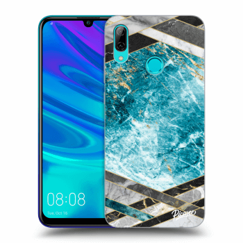 Maskica za Huawei P Smart 2019 - Blue geometry