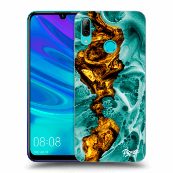 Picasee silikonska prozirna maskica za Huawei P Smart 2019 - Goldsky