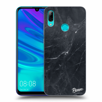 Picasee crna silikonska maskica za Huawei P Smart 2019 - Black marble