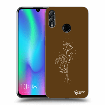 Picasee ULTIMATE CASE za Honor 10 Lite - Brown flowers