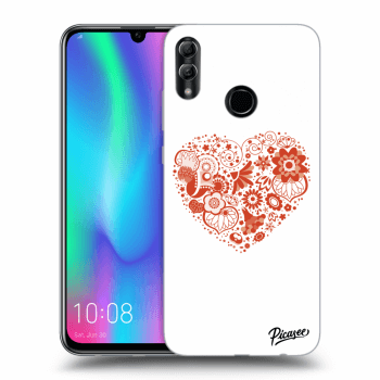 Picasee silikonska prozirna maskica za Honor 10 Lite - Big heart