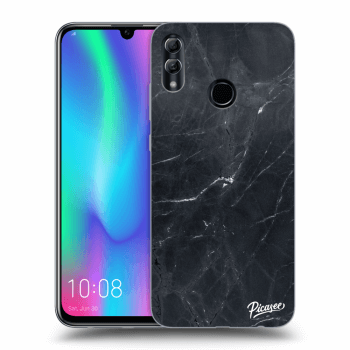 Picasee silikonska prozirna maskica za Honor 10 Lite - Black marble