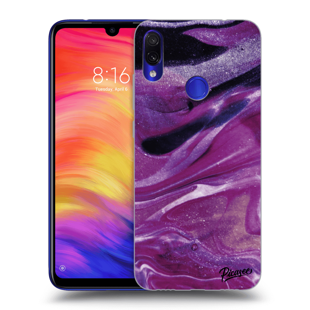 Picasee ULTIMATE CASE za Xiaomi Redmi Note 7 - Purple glitter