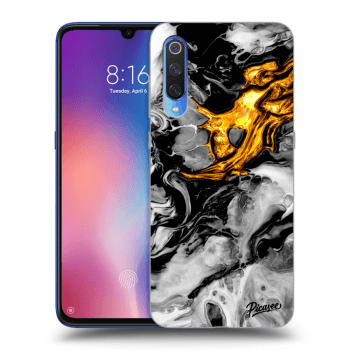 Maskica za Xiaomi Mi 9 - Black Gold 2