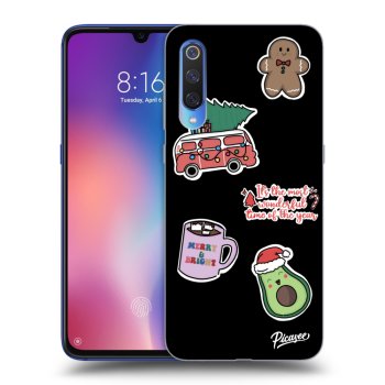Maskica za Xiaomi Mi 9 - Christmas Stickers