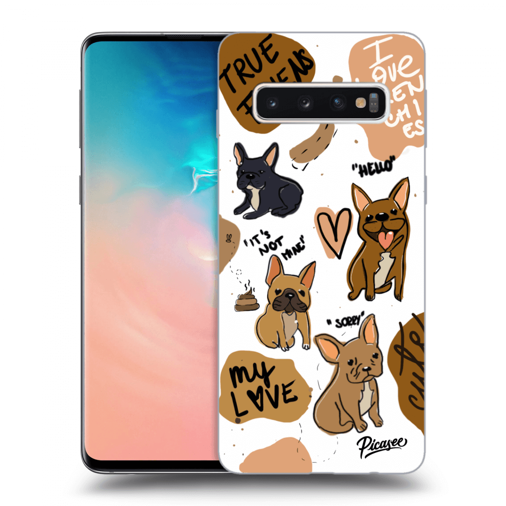 Picasee ULTIMATE CASE za Samsung Galaxy S10 G973 - Frenchies
