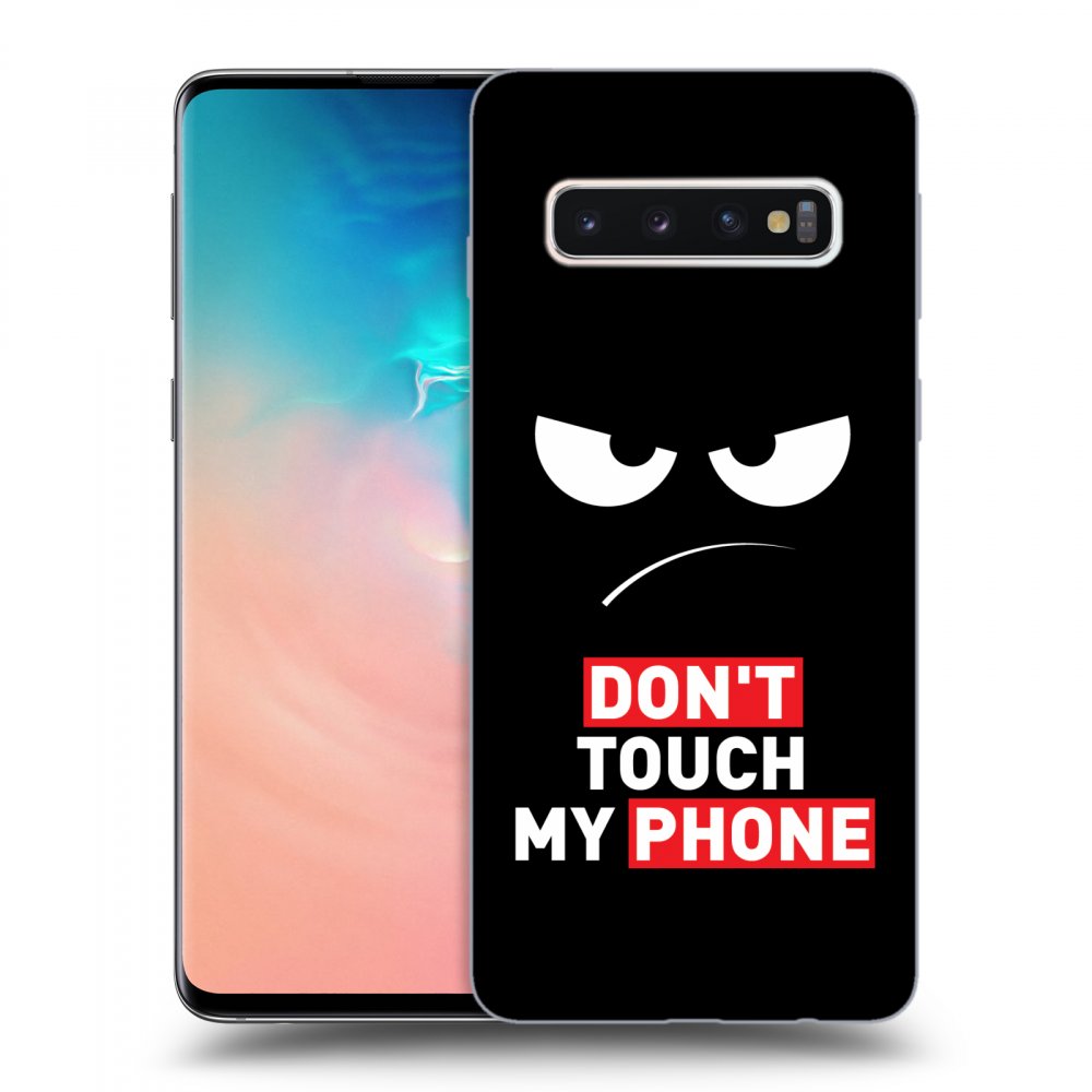 Picasee ULTIMATE CASE za Samsung Galaxy S10 G973 - Angry Eyes - Transparent