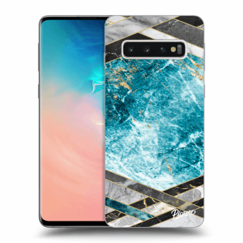 Maskica za Samsung Galaxy S10 G973 - Blue geometry