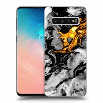 Maskica za Samsung Galaxy S10 G973 - Black Gold 2