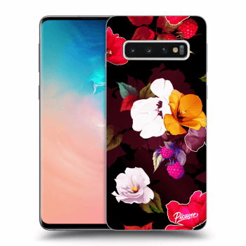 Picasee ULTIMATE CASE za Samsung Galaxy S10 G973 - Flowers and Berries