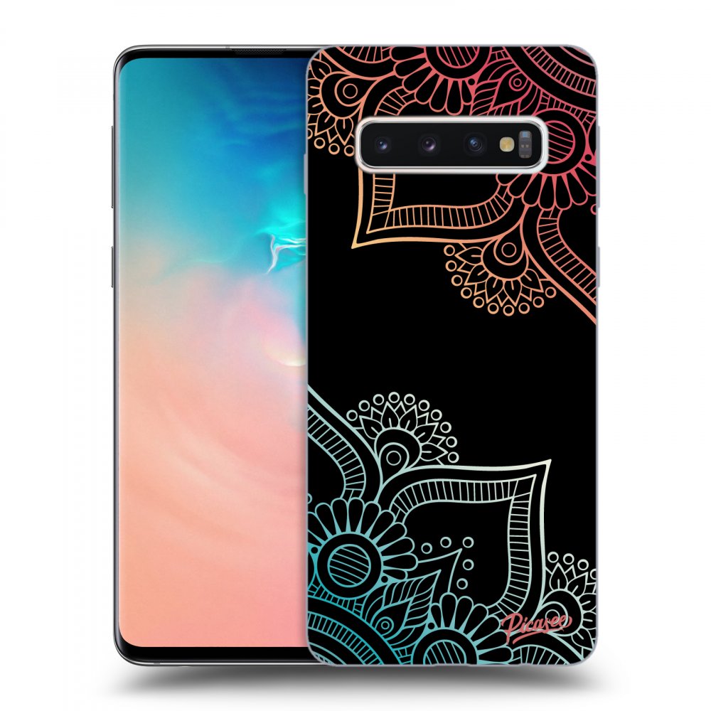 Picasee ULTIMATE CASE za Samsung Galaxy S10 G973 - Flowers pattern