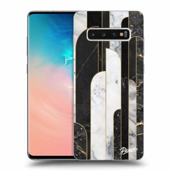 Maskica za Samsung Galaxy S10 Plus G975 - Black & White tile