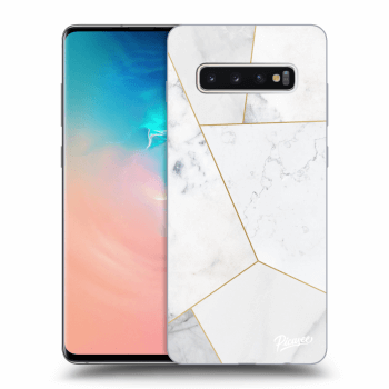 Maskica za Samsung Galaxy S10 Plus G975 - White tile