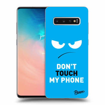 Maskica za Samsung Galaxy S10 Plus G975 - Angry Eyes - Blue