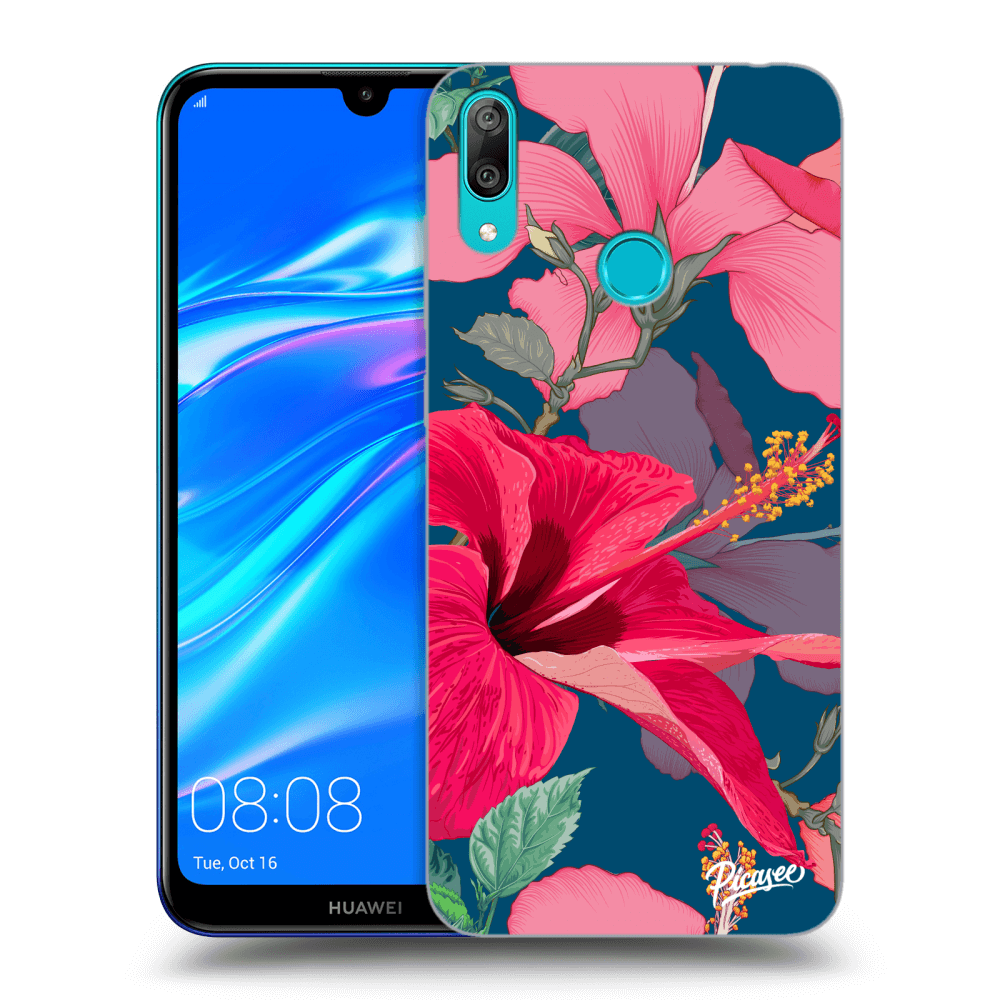 Picasee ULTIMATE CASE za Huawei Y7 2019 - Hibiscus