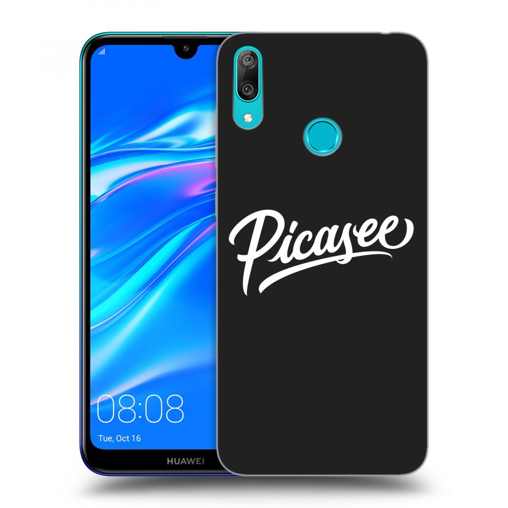 Picasee crna silikonska maskica za Huawei Y7 2019 - Picasee - White
