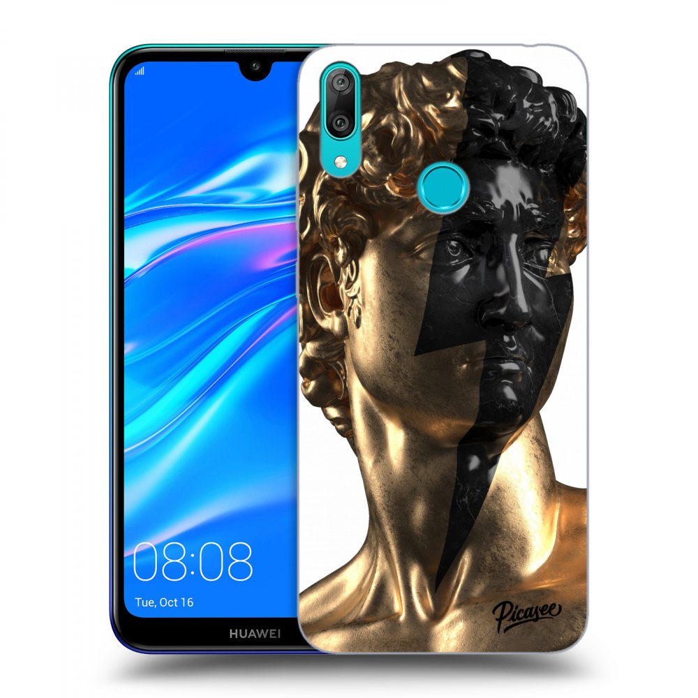 Picasee ULTIMATE CASE za Huawei Y7 2019 - Wildfire - Gold