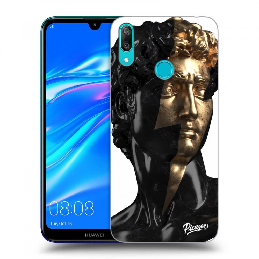 Picasee ULTIMATE CASE za Huawei Y7 2019 - Wildfire - Black