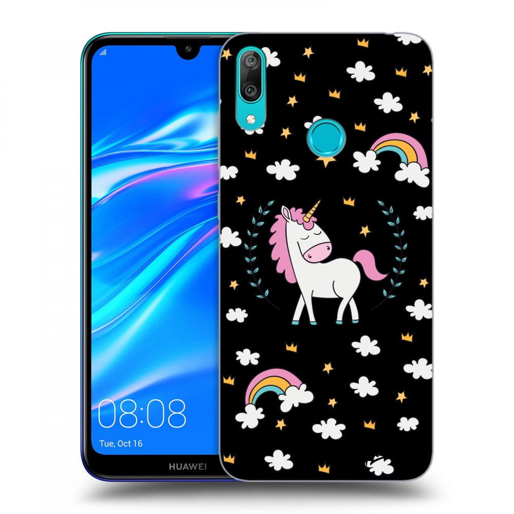 Picasee ULTIMATE CASE za Huawei Y7 2019 - Unicorn star heaven