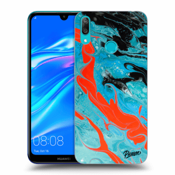 Picasee ULTIMATE CASE za Huawei Y7 2019 - Blue Magma
