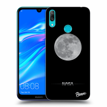 Picasee crna silikonska maskica za Huawei Y7 2019 - Moon Minimal