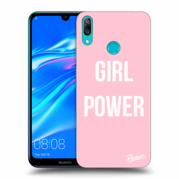 Picasee silikonska prozirna maskica za Huawei Y7 2019 - Girl power