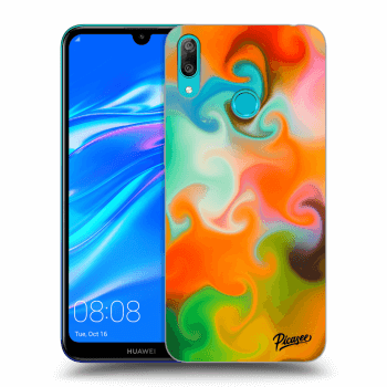 Picasee crna silikonska maskica za Huawei Y7 2019 - Juice