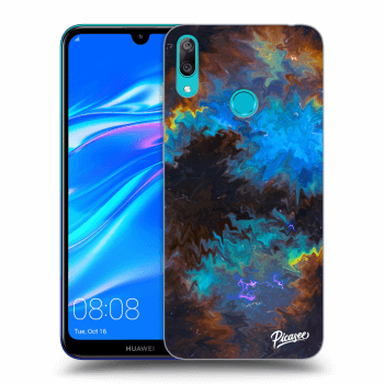 Picasee crna silikonska maskica za Huawei Y7 2019 - Space