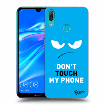 Maskica za Huawei Y7 2019 - Angry Eyes - Blue