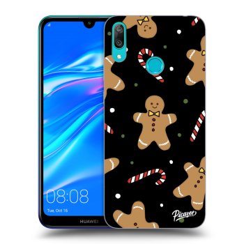 Picasee crna silikonska maskica za Huawei Y7 2019 - Gingerbread
