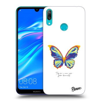 Picasee ULTIMATE CASE za Huawei Y7 2019 - Diamanty White