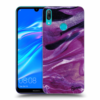 Maskica za Huawei Y7 2019 - Purple glitter