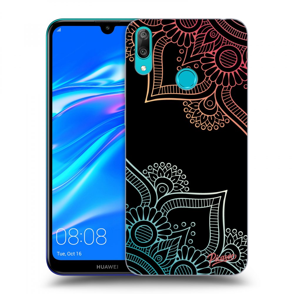 Picasee ULTIMATE CASE za Huawei Y7 2019 - Flowers pattern