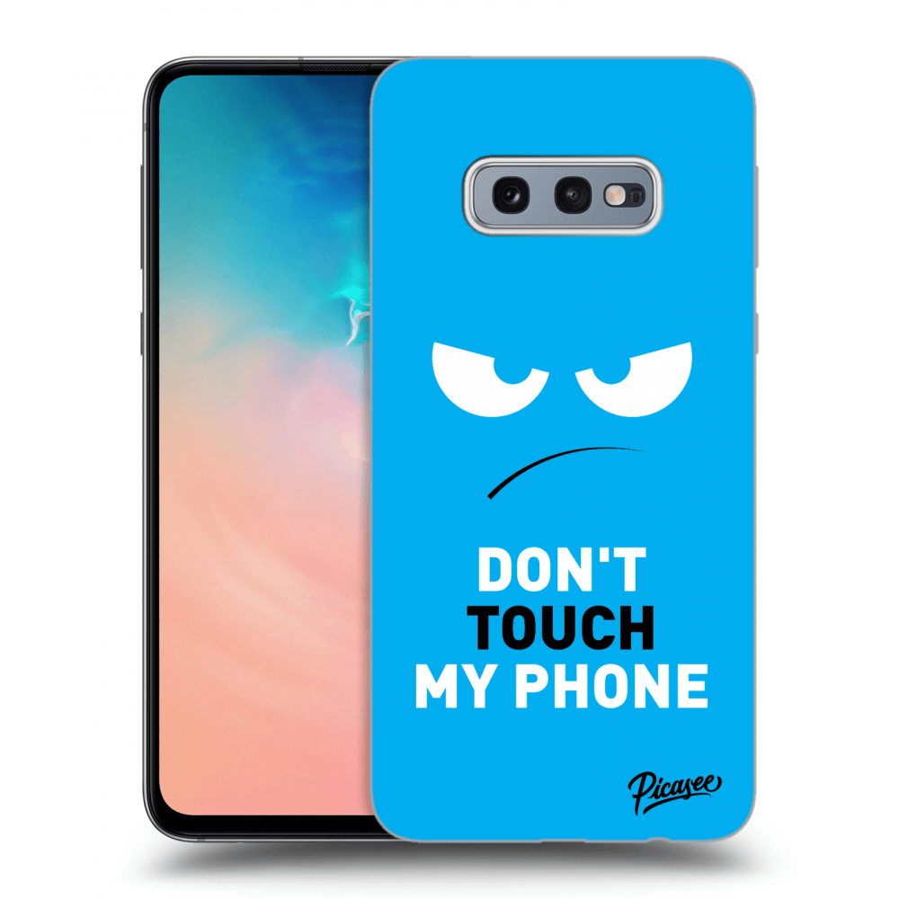Picasee ULTIMATE CASE za Samsung Galaxy S10e G970 - Angry Eyes - Blue