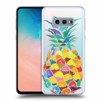 Picasee silikonska prozirna maskica za Samsung Galaxy S10e G970 - Pineapple