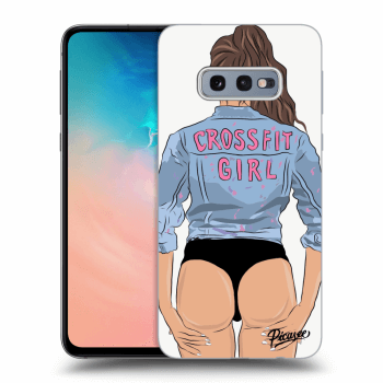 Picasee ULTIMATE CASE za Samsung Galaxy S10e G970 - Crossfit girl - nickynellow